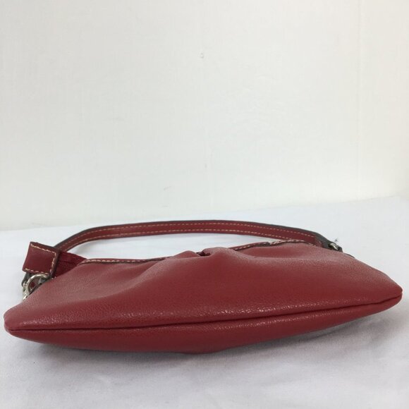 Liz Claiborne Vintage Mini Red Zipper Wristlet GREAT Condition - Picture 11 of 12